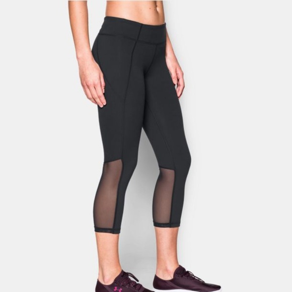 Under Armour Pants - Under Armour Capri leggings- deep teal, size small